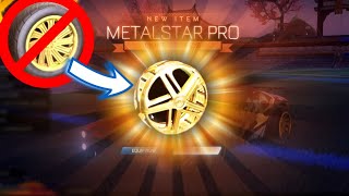 REDEEMING THE NEW METALSTAR PRO WHEELS IN ROCKET LEAGUE [upl. by Airla]