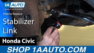 How to Replace Stabilizer Link 0305 Honda Civic [upl. by Issak276]