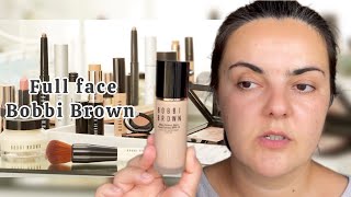 Full face Bobbi Brown New Bobbi Brown Weightless Skin Foundation SPF15 [upl. by Hakeber]