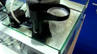 TUNZE® DOC Skimmer 9415 in tank at Interzoo 2012 [upl. by Animar]