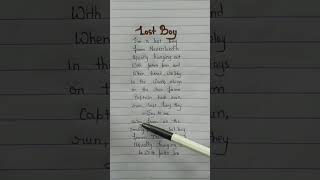 Lost boy 👦 shorts youtubeshorts shortsfeed viral trending music ruthb lostboy song lyrics [upl. by Kennith994]