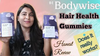 Be Bodywise Hair Health Gummies Review  Honest Review  Biotin For Hair Growth  The Shubhi Tips [upl. by Erodeht867]