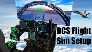 DCS Flight Sim Setup WinWing  VP Rhino FFB  Monstertech [upl. by Locin]