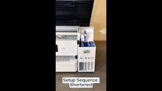 Home Printer Setup  Refillable Printer  Shaq amp Epson EcoTank Printer 🖨️ [upl. by Lahcear571]