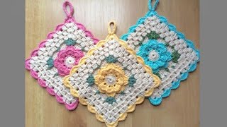 NO TE QUEMES IDEAS EN CROCHET PARA AGARRADERAS DE COCINA TODAS LINDAS [upl. by Valenba]