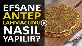 Efsane Antep Lahmacunu Nasıl Yapılır I Evde Lahmacun I Legendary The Gaziantep Lahmacun [upl. by Harmonia]