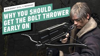 Resident Evil 4 Why You Should Get the Bolt Thrower Early and Save Ammo [upl. by Nywnorb275]