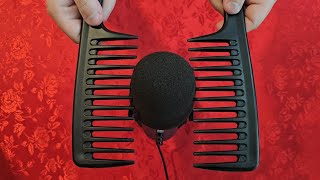 DoubleComb ASMR  Plastic Combing Sounds amp Mic Scratching  Brain Massage 😴 [upl. by Rotkiv]