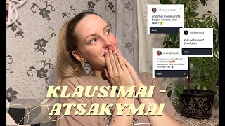 ILGAI LAUKTAS QampA 😱🥳 klausimai atsakymai QampA [upl. by Sidoon]