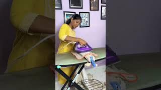 Grand Wedding Saree Pre Pleating sareeboxfolding saree sareeprepleating fashion [upl. by Mixie]