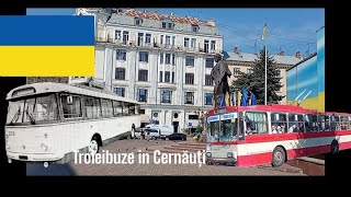 Istoricul troleibuzelor din orașul Cernăuți  Ucraina [upl. by Kinsman]