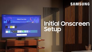 Setting up your TV for the first time using the Smart remote  Samsung US [upl. by Cailly643]