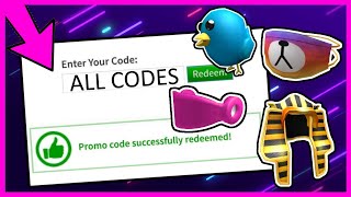 ALL ROBLOX PROMOCODES 2014  2021 [upl. by Anselma]