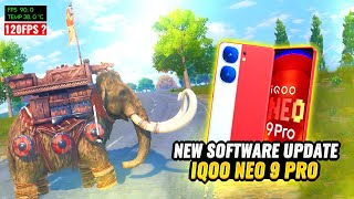 IQOO NEO 9 PRO 120 FPS BGMI  140145 UPDATE 💥 SMOOTH90FPS ICEMIRE FRONTIER UPDATE GAMEPLAY TEST [upl. by Asseniv]