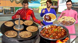 Lalchi Manchurian Paratha Wala Street Food Famous Manchurian Paratha Hindi Kahaniya Moral Stories [upl. by Milton]