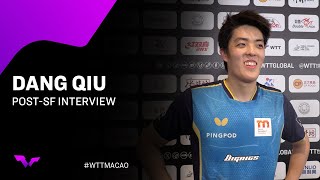 Dang Qiu PostSemifinal Interview  WTTMacao 2024 [upl. by Katzman816]