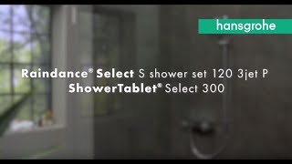 Hansgrohe Raindance Select S shower set 120 3jet [upl. by Legna719]