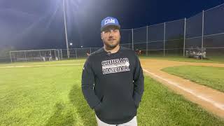 CAM Head Baseball Coach Drew Ticknor After Beating GliddenRalston [upl. by Acinehs87]