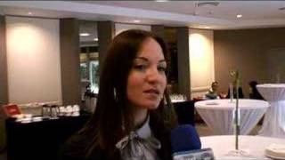 Interview Jelena Tomasevic in Belgium  eurosongbe [upl. by Yrhcaz]