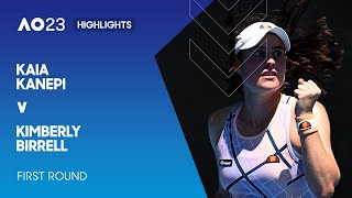 Kaia Kanepi v Kimberly Birrell Highlights  Australian Open 2023 First Round [upl. by Vocaay]