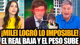 MILEI LOGRÓ LO IMPOSIBLE ¡EL REAL BAJA Y EL PESO SUBE CABAK IMPACTADO [upl. by Aniluap111]