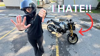 5 Things I HATE About My 2024 Honda Grom [upl. by Atnuahsal]