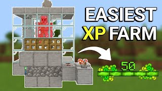 Best XP Farm 121 minecraft Bedrock McpeXboxPsNSwindows10 [upl. by Lyrac]