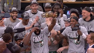 Boston Celtics Eastern Conference Championship FULL Trophy Presentation [upl. by Ppilihp]