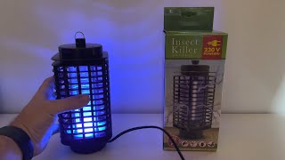 Mosquito killer uv light  insect killer uv light [upl. by Euqinoj]