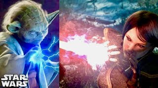 How Jedi Blocked Force Lightning Lightsabers and Blaster Bolts With Their BARE HANDS [upl. by Roumell]