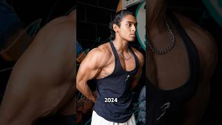 3 Years bulking Transformation bodybuilding fitness shorts [upl. by Nnalyrehs]