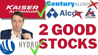 Aluminum Stock Analyses  Kaiser Aluminum Alcoa Norsk CENX ACH POSITIVE FUNDAMENTAL TREND [upl. by Tat533]