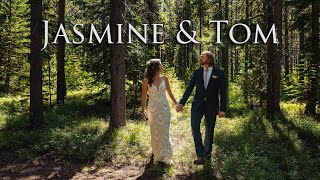 Jasmine amp Tom  Glacier National Park  Wedding Film  4K  Adventure Wedding Cinema [upl. by Yrroc]