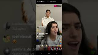 Dixie Damelio Instagram Live 04152020 With Charli Damelio SHORT [upl. by Trakas]