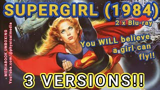 SUPERGIRL UNBOXING •Mediabook• 2x Bluray WOW  3 VERSIONS [upl. by Merrow]