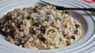 Baked Mushroom Risotto  quotCheaterquot Oven Risotto Method  Perfect Everytime [upl. by Cesya]