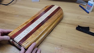 How To Make Cribbage Boards Step By Step Using The Rockler Cribbage Board Templates [upl. by Cohen]