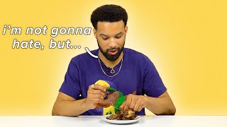 Caribbean Men Try Each Others Oxtail [upl. by Laefar]