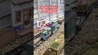 WestonSuperMer UK Playing trains with That BIG TRAIN Guy gscale modelrailroad trains [upl. by Kitti]