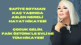 Safiye Soyman Kaç Yaşında Aslen Nereli Faik Öztürkle Evlimi [upl. by Hooper]