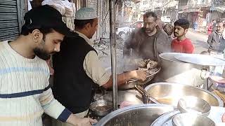 asif bong paye  siri paye bong  lahori nashta  street food lahore  curry bong [upl. by Felita]