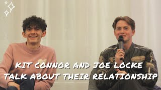 Kit Connor and Joe Locke talk about their relationship and Heartstopper [upl. by Mafalda]