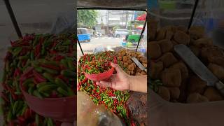 OH MY GOD  Tofu with 100 chilli streetfood food shortvideo [upl. by Adnuahsar255]