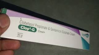 Clobetasol Propionate amp Gentamicin Sulphate Cream Uses in hindi  Clop G cream kese uses kare [upl. by Alansen]