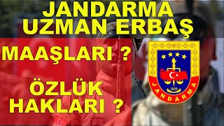 2023 JANDARMA UZMAN ERBAŞ ÖZLÜK HAKLARI  MAAŞLARI [upl. by Elenore583]