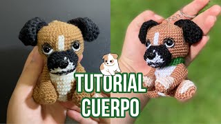 PERRITO A CROCHET 1 parte cuerpo 🤎🐶 Tutorial Crochet [upl. by Yralam]