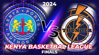 KBF Men Finals I KPA Men Vs Nairobi City Thunder I basketball highlights kpathunder [upl. by Narcis]