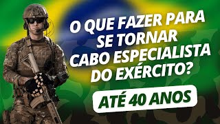 TUDO QUE VOCÊ PRECISA SABER PARA SER MILITAR TEMPORÁRIO  Até 40 anos [upl. by Oahc]