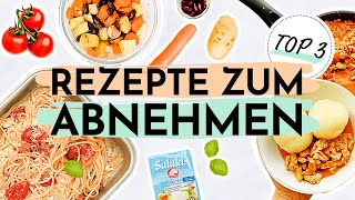 3 REZEPTE ZUM ABNEHMEN  einfach amp schnell gesund kochen  Meal Prep [upl. by Douville]