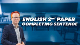 HSC English 2nd Paper  Completing Sentence [upl. by Aillemac]